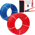 PEX-B Pipe/Tool Kit,1/2"200FT PEX Tubing | Crimping Tool,Cinch Clamps,Cutterfor Potable Hot/Cold Water Plumbing Application