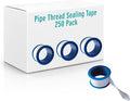 Thread Seal Tape 60" Thread Roll Bulk | White | Pipe Repair Sealing and Plumbing Installation Wrap (250)