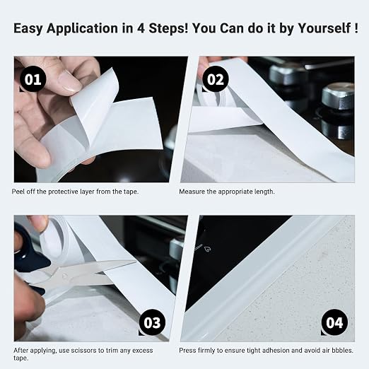 Caulk Tape, Caulking Tape, SOFYIALI Toilet Sealer Around Toilet Base