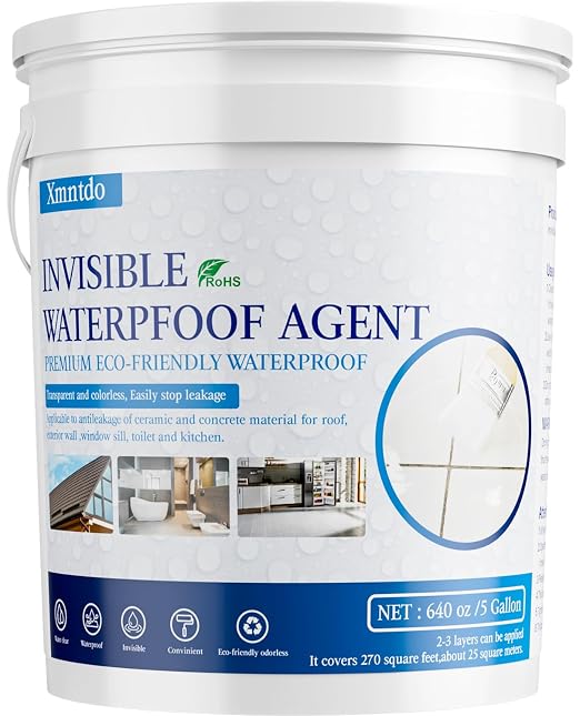 Transparent Waterproof Coating, 5 Gallon Clear Anti Leakage Sealant