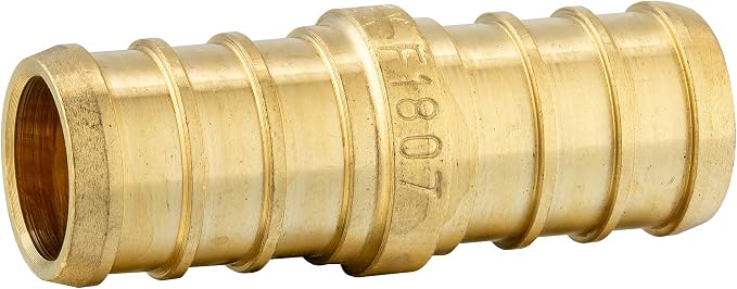 EFIELD 2 Rolls x 100 ft (200 Ft) 1/2 Inch Pex-b Pipe/Tubing | 30 Pcs 1/2-inch Barb Crimp Brass Fittings, 100 Pcs Copper Crimp Rings, Pipe Cutter(PIPE-B026)