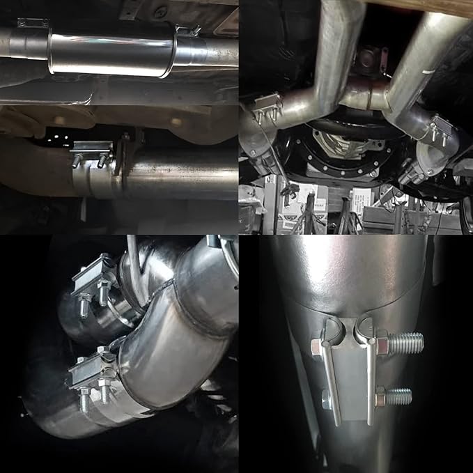 2.75 inch Exhaust Clamp, Stainless Steel Lap Joint Band Clamps - 1 Piece | ROADFORMER 2.75 exhaust clamp Muffler Band Clamp for 2.75" ID to 2.75" OD Turbo Downpipe Exhaust System Repair
