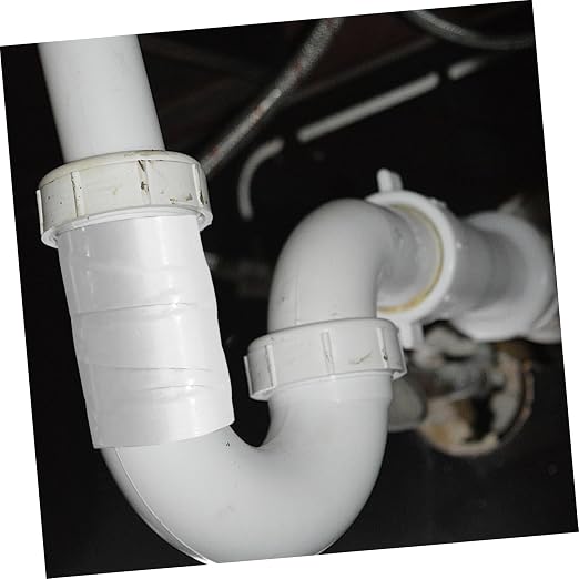 Luxshiny Water Leak Tape Wide Plumber Tape Heavy Duty Adhesive Seal for Hose Repair White Thick