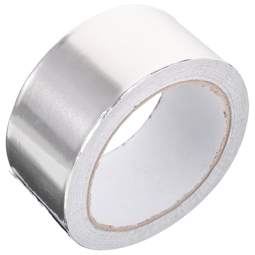 High Temperature Leak Stop Tape 20m Roll, Waterproof Plumbing Hose Repair Tape Thickened Aluminum Foil, Heat Resistant Sealing Strip for Pipes and Outdoor Water Leak Fixing