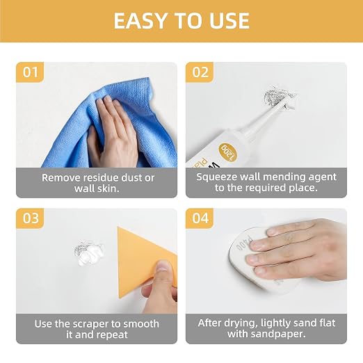 Drywall Repair Kit 2 Pack Wall Patch Repair Kit Spackle Wall Repair Paste