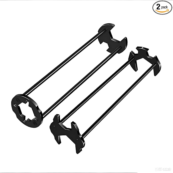 2 Pcs Multifunctional Sink Wrench,Basin Wrench,under Sink Wrench Faucet Tool for Tight Spaces Plumbers Wrench Kitchen and Bathroom