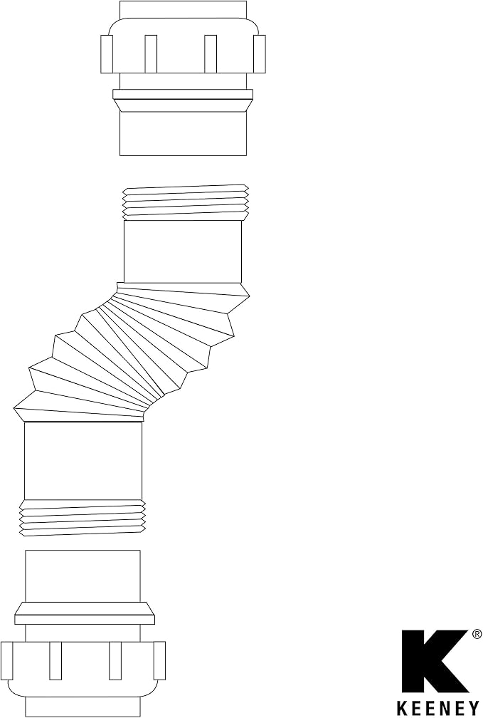 Plumb Pak PP812-15 Extension Coupling, 1.5 Inch, White