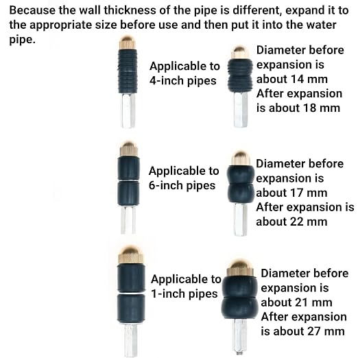 Stainless Steel Pipe Leak Repair Tool Kit Reusable Water Stopper Pins for Copper PVC Pipes Emergency Plumbing