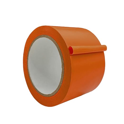 WOD VTC365 Orange Vinyl Pinstriping Tape, 3 inch x 36 yds. for School Gym Marking Floor, Crafting, & Stripping Arcade1Up, Vehicles and More
