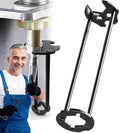 4 in 1 Water Pipe Wrench, Multifunctional Sink Wrenches, Plumbing Repair Wrench, Sink Wrench Faucet Tool, Faucet Installation Tool, Under Sink Wrench Faucet Tool for Kitchen Bathroom (Type A)