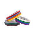WOD VTC365 Rainbow Pack Vinyl Pinstriping Tape, 1/4 inch x 36 yds. (Pack of 12) for School Gym Marking Floor, Crafting, & Stripping Arcade1Up, Vehicles and More