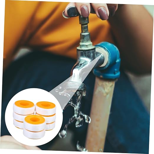 Cabilock 8rolls Thick Sealing Tape for Outdoor Use Leakproof Hose Tape Instant Application