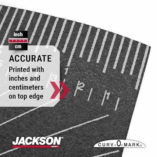 Jackson Safety Pipe Measuring Tool - Wrap-A-Round Tape Pipe Fitting Tool (Multiple Sizes and Heat Ratings)