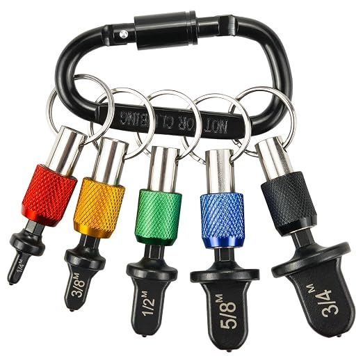 Copper Flaring Tool HVAC, 11 PCS Black, No.8 Carabiner Bit Holder | Pipe Expander Repair for Electric Drill; Carbon Steel; Mini Split Flare Kit For 1/4, 3/8, 1/2, 5/8, 3/4, 7/8 Soft Tube