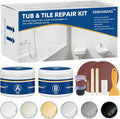 Tub and Fiberglass Shower Repair Kit White, Porcelain Tile Repair Kit