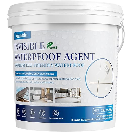 Transparent Waterproof Coating Sealant 280 Oz (8 KG)