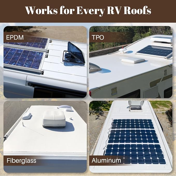 RV Roof Coating White 5 Gallon, Waterproof Solar Reflective Flexible RV Roof Sealant for Campers, Travel Trailers, Motorhomes, Roofs Leak Repair and Maintenance