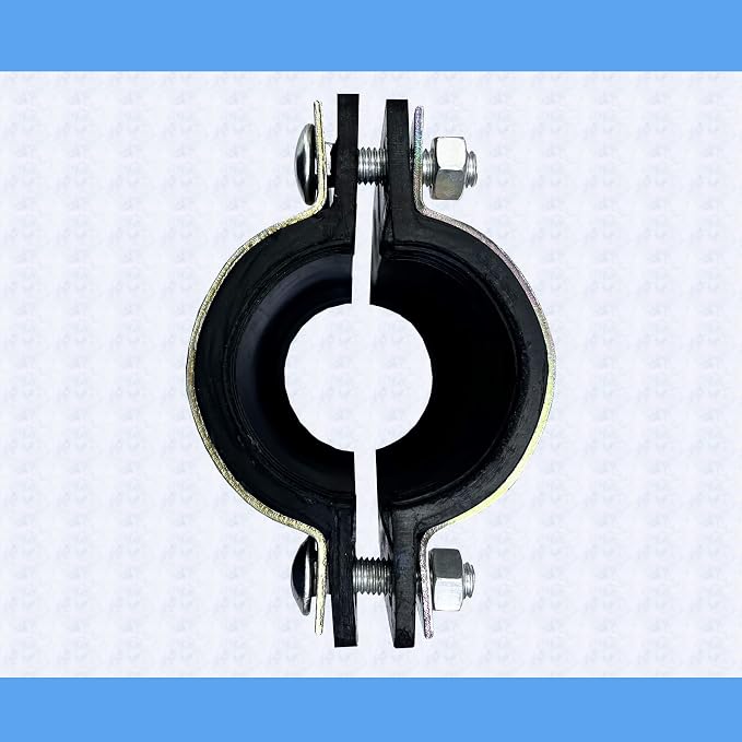Water Pipe Repair Clamp,OD of The Applied Pipe is about 2.37 inch,Leak Sealer for Pipes and Plumbing,Length 4.72 inch,Suitable for PE/PPR/Steel/Iron Pipe,Bronze