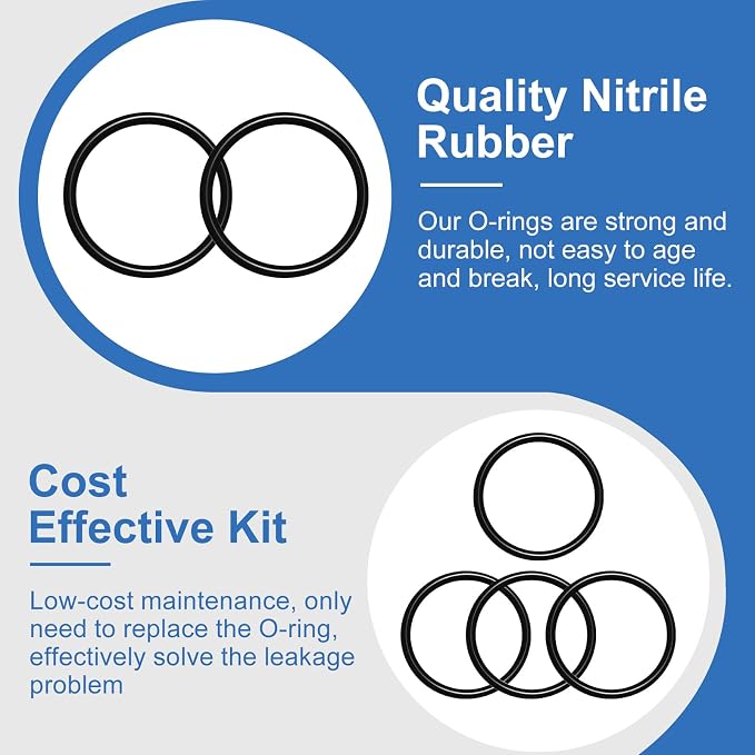 010389-45 Plunger Rubber O-Ring Compatible with 3-Tier Sink Drain,T&S Brass Twist Waste Drain Valve Rubber Stopper O-Ring(4PCS)