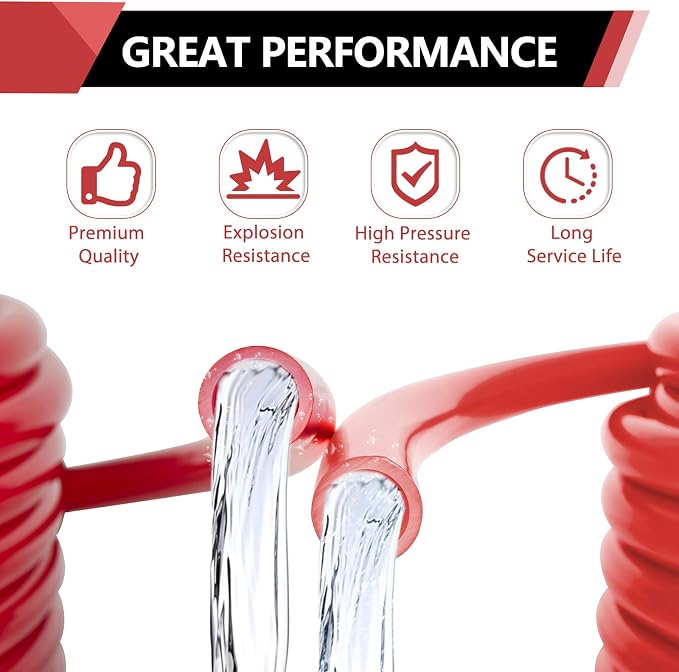 EFIELD 3/4 Inch 200 Ft Pex-b Pipe/Tubing (NSF Certified) Red | for Potable Water-Plumbing Application with a Pipe Cutter (3/4-Inch, Red)(B-6)
