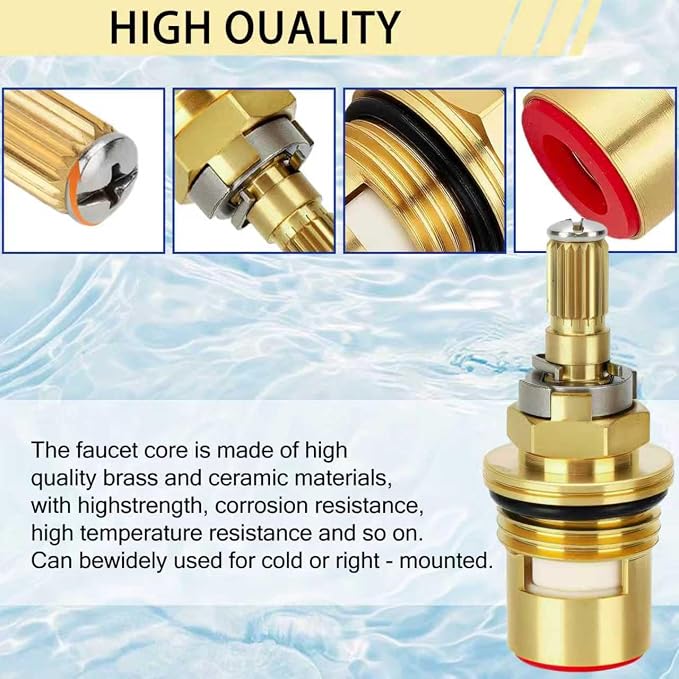 2 Pack Faucet Cartridge for Kohler K-GP77005-RP K-GP77006-RP
