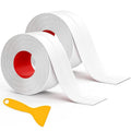 Fixmend Caulk Tape Self Adhesive, 2 Rolls Toilet Caulking Strip Waterproof | Sealant Tape for Kitchen, Bathroom, Shower, Bathtub, Toilet, Wall Floor, Countertop with Sealing Tool (126 x 1.5in)