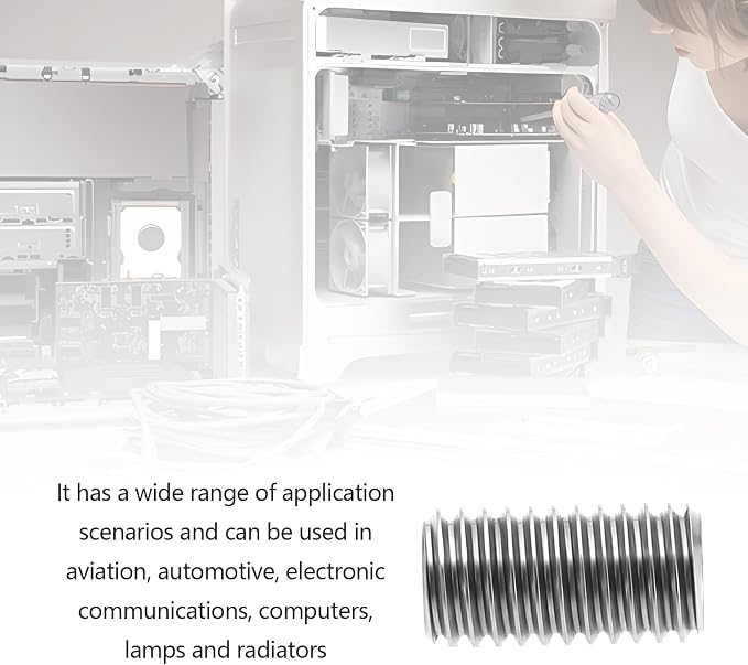 The Lord of the Tools 20Pcs Thread Insert M8 to M6 304 Stainless Steel Thread Repair Insert Male and Female Reducing Nuts Thread Repair Sleeve Pipe for Steam Turbines