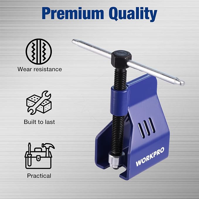 WORKPRO 1/2-Inch Compression Sleeve Puller for Copper Ferrules | Damage-Free 1/2-Inch Ferrule Removal; No Pipe Cutting; For Kitchen Sinks, Faucets, Bathroom Plumbing and Tight Valve Spaces