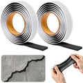 U0U 2Pack Black Moldable Silicone Putty,5mm Waterproof Multi Purpose Butyl Seal Putty Tape,Plumbers Duct Seal Putty for Sink Drain Gap Wall Repair