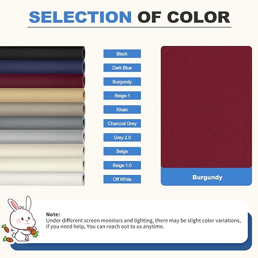 KING MOUNTAIN Canvas Repair Patch 16×30 Inch Self-Adhesive Waterproof Fabric Patch for Sofas, Tents, Furniture,Tote Bags, Car Seats (Burgundy)