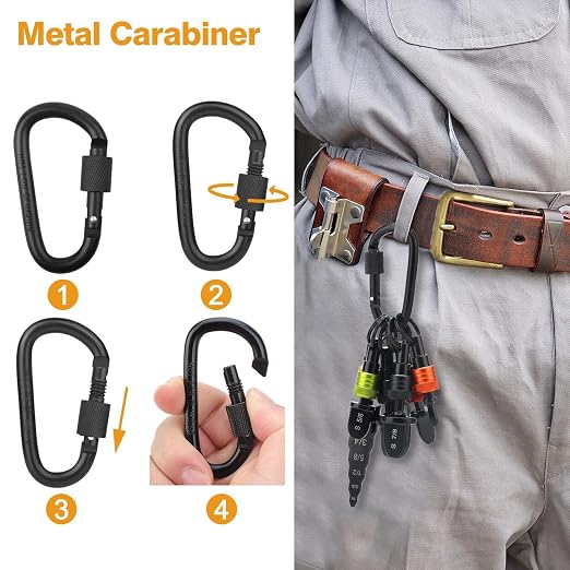 15 PCS Copper Swaging Tool HVAC, HVAC Tools with Swaging Drill Bit Set, Copper Pipe Swage Tool, Bit Holder Keychain, 1/4, 3/8, 1/2, 5/8, 3/4, 7/8