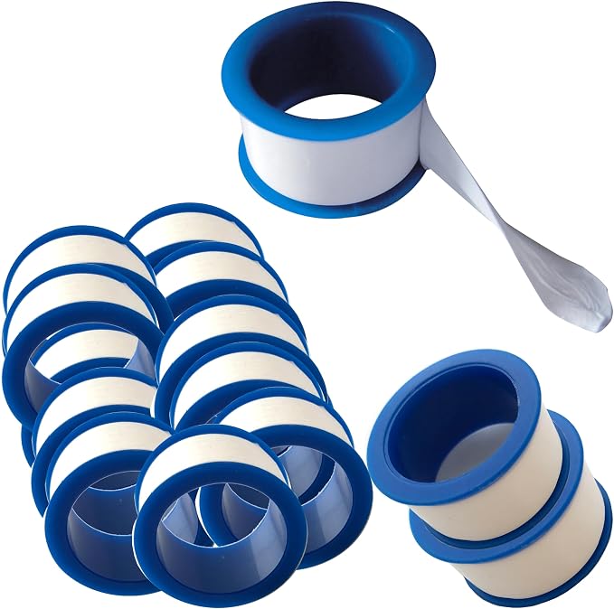 Thread Seal Tape 60" Thread Roll Bulk | White | Pipe Repair Sealing and Plumbing Installation Wrap (75)