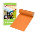 TIANLDD 4x78in Waterproof Repair Tape for Boat Covers,Tents,Tarp,RV Awning，Fabric Repair Tape(Orange)