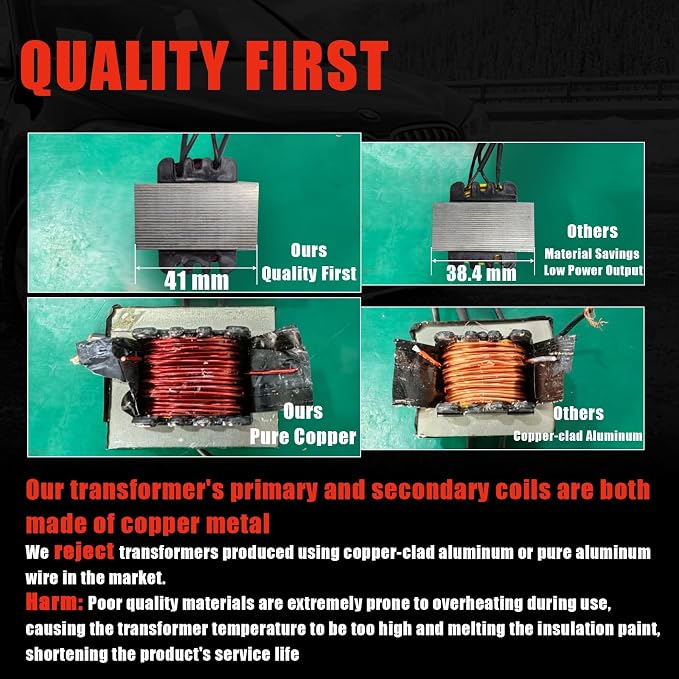 ATOLS Upgraded Plastic Welder, 1000PCS Staples, Pure Copper Transformer, Rapid Heating, Plastic Welding Kit, Hot Stapler Kit, Plastic Welder Gun Kit, Car Bumper Repair Kit, Plastic Repair Kit(Blue)