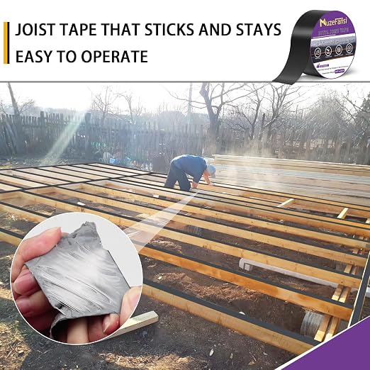 Joist Tape for Decking 16Pack, Weather-Resistant Deck Joist Tape 2 inch, Waterproof and Anti-Corrosion Joists Deck Tape,Self-Adhesive Flashing Joists Tape for Wood Decks Beams Roof