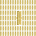 SUNGATOR 100-Pack 1/2 Inch PEX Coupling | Brass
