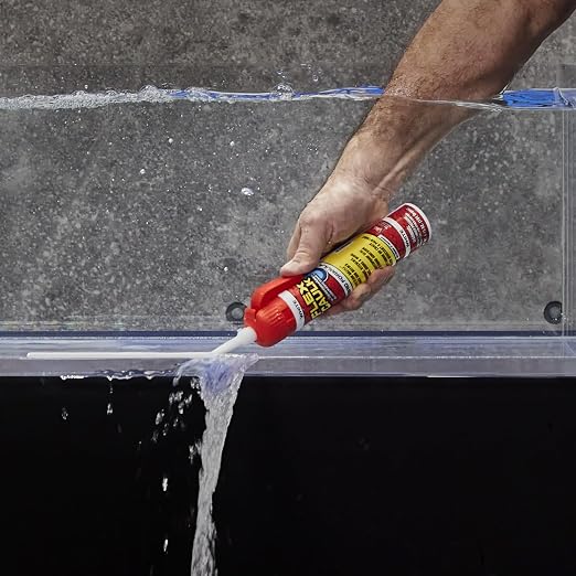 Flex Caulk, Waterproof & Weatherproof Hybrid Polymer Sealant, Strong, Paintable, Indoor, Outdoor, Bath, Shower, Sink, Window, Baseboards, Door, RV, Roof, Wood, Auto & Marine, Clear, 3 oz, 1-Pack