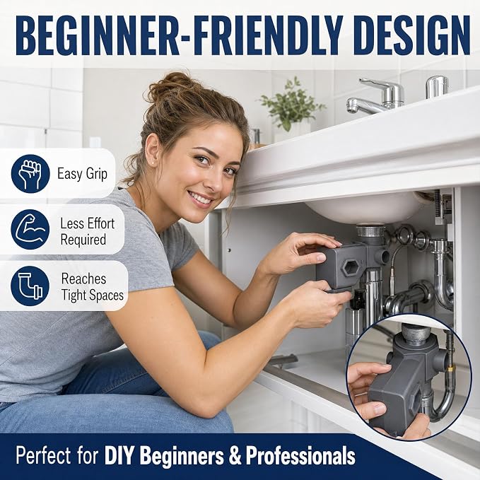All In One Wrench Tool Set for Faucet,16 in 1 Plumbing Wrench Kit for Sink Repair, Plumbing Repair Kit for Kitchen Bathroom Toilet