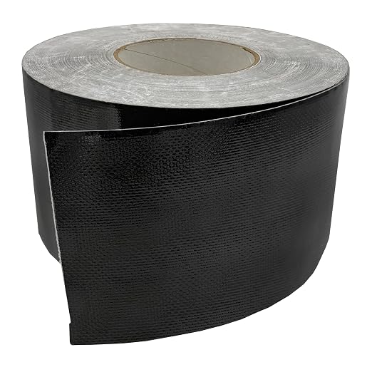 4" x 100' Mobile Home Underbelly Mending Tape Bottom Board Repair Flex Patch Tape (100 ft)