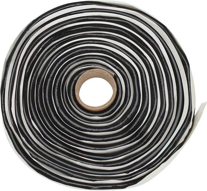 Coitak Butyl Sealant Putty Tape, 3/8" x 13 Feet Extra Thick | Rubber Sealant, Leak Proof, RV Repair, Window Glass Boat Sealing, Patching