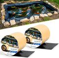 2pack Pond Liner Seam Tape, Total 3IN X 40FT Double Sided Butyl Rubber for EPDM Liners, Waterproof Tape Repair Patch for Ponds, Heavy Duty Leak Repair Seal Patch for Pond Liner Repair