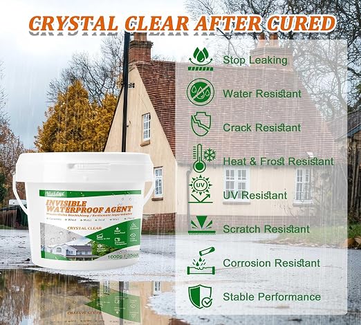 Transparent Waterproof Sealant for Repairing Leaks 35oz