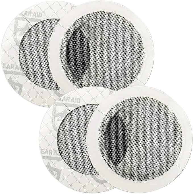 Gear AID Tenacious Tape Mesh Patches for Repairing Holes in Tents, Bug Screens, Mosquito Netting, No-See-ums and More, 3” Rounds