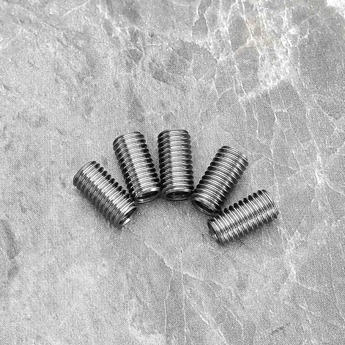 The Lord of the Tools 20Pcs Thread Insert M8 to M6 304 Stainless Steel Thread Repair Insert Male and Female Reducing Nuts Thread Repair Sleeve Pipe for Steam Turbines